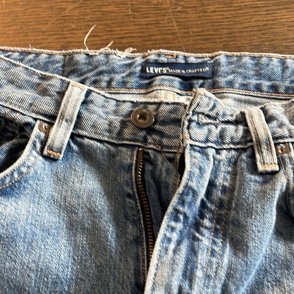 Levis Made & Crafted Jeans Size 27Mid Rise Crop NWT - Picture 3 of 12